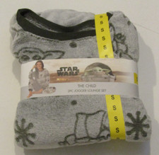 STAR WARS The Child Baby Yoda Green Pajamas Jogger Set XL Fleece Lounge Womens