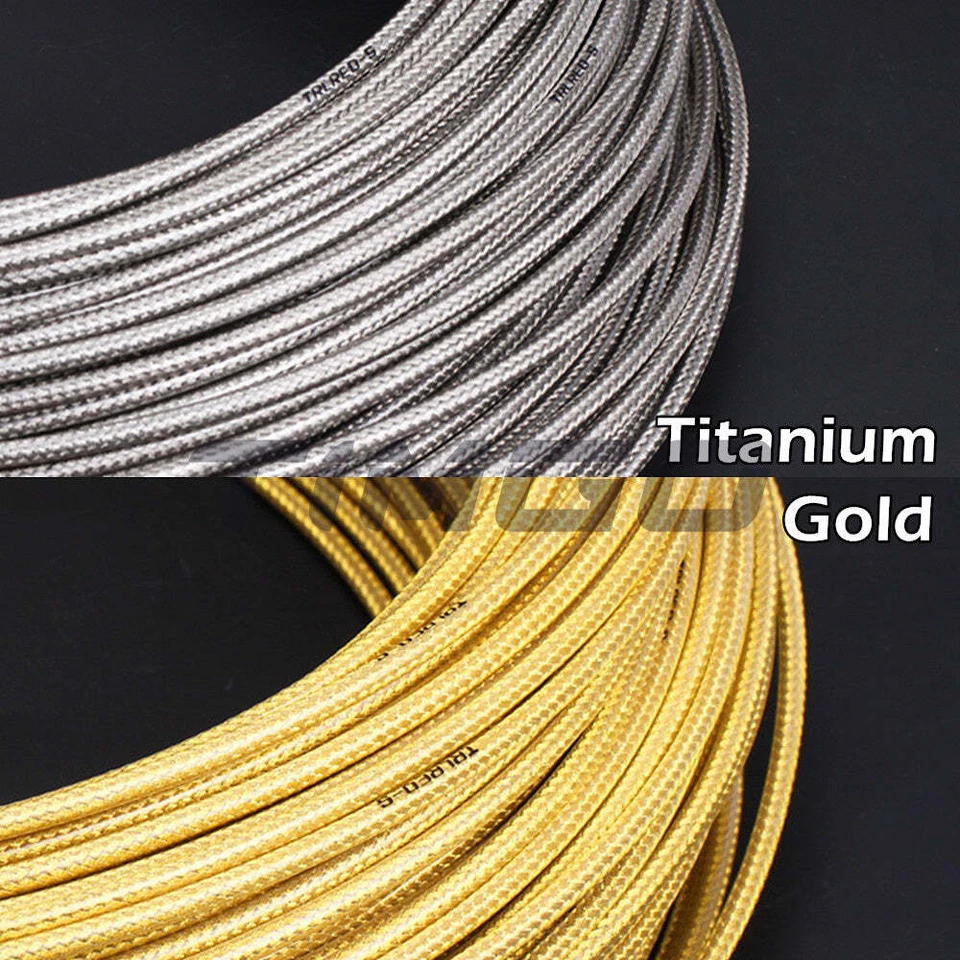 Cubierta de trenza de freno desviador manguera carcasa cable exterior bicicleta de carretera MTB Foto 4 de 4