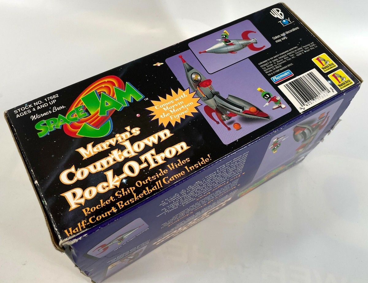 NEW NOS 1996 SPACE JAM Playmates Marvins Countdown Rock-O-Tron