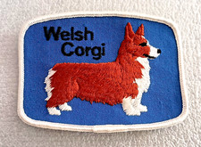 Vintage Welsh Corgi Dog Breed Kennel Show Jacket Patch New NOS 1970s