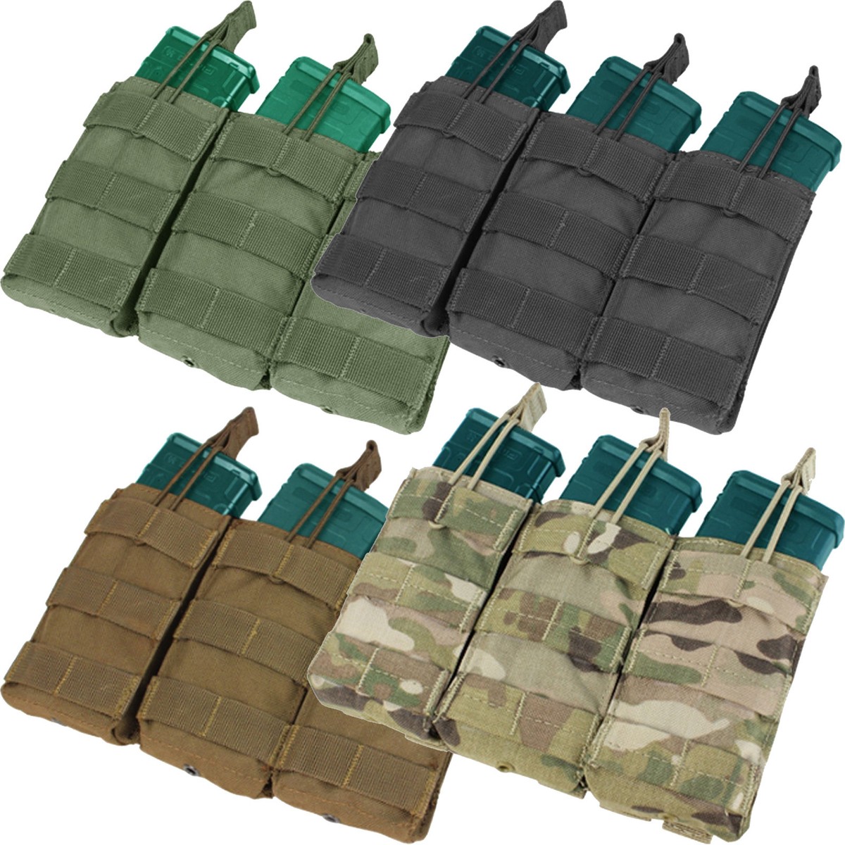 Poche MOLLE élastique Poche Double M4 Condor Coyote - Porte