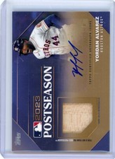 2024 Topps Series 1 Yordan Alvarez 2023 Postseason Relic Auto /25