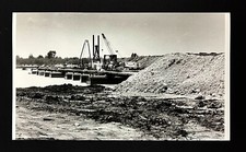 1988 Miami Florida Pines Blvd River Dredging Dredge Boat Vintage Press Photo