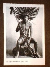 Un Capo Indiano Indiani d'America