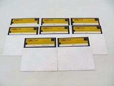 TURBO C  5.25" Floppy Disks 1990 Borland Computer Program Discs vintage