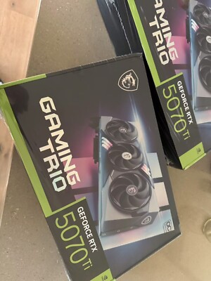 MSI NVIDIA 5070 Ti 16G GAMING TRIO OC PLUS GDDR7 Graphics card WITH PLASTIC FILM