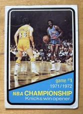1972-73 Topps Basketball NBA Championship Gail Goodrich, Earl Monroe #154 VG