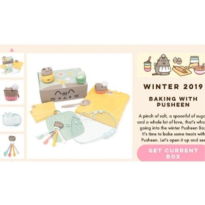 SEALED  2019 Winter Pusheen Box  Baking with Pusheen