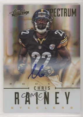 2012 Panini Absolute Spectrum Gold 59/299 Chris Rainey #116 Rookie Auto RC 6ed