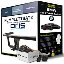Für BMW 5er GT Gran Turismo Typ F07 Anhängerkupplung starr +eSatz 13pol 14- NEU