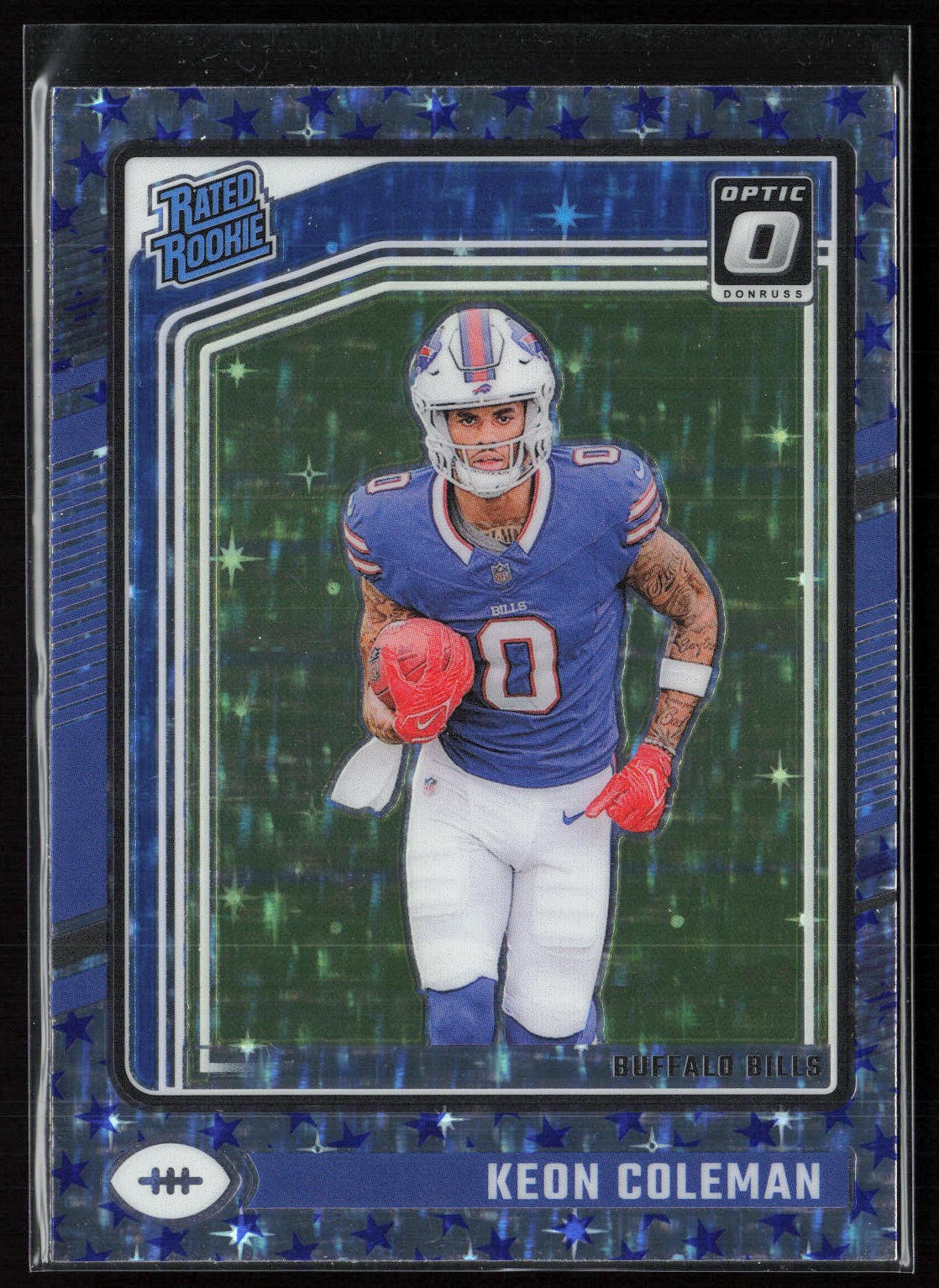 Keon Coleman 2024 Donruss Optic #263 Stars Buffalo Bills