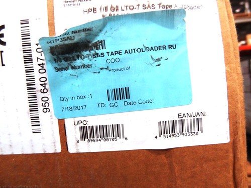 HP N7P35A 1/8 G2 LTO-7 ULTRIUM 15000 AL -435243-002