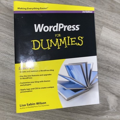 WordPress For Dummies 3rd Edition Lisa Sabin-Wilson Blogging Guide Learn Setup
