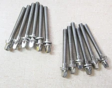 12 NEW SONOR 45mm DRUM TENSION RODS, 2-1/8" Length (Force/3007/2007/3005/3003)
