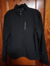 Under Armour Storm Mens Jacket Large Black Pockets Full Zip Quilted