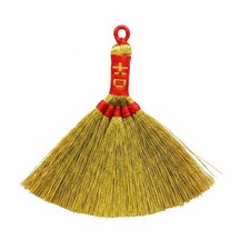 Chinese Style Broom Hanging Ornament Miniature Straw Tassel Hanging Ornament