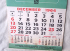 1964 BULL OF THE WOODS - J R WILLIAMS CALENDAR / Johns-Manville / 13 3/4" x 28" — photo 3