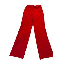 NWT Mango Red High Waist Wide Leg Pants Women's Size 2