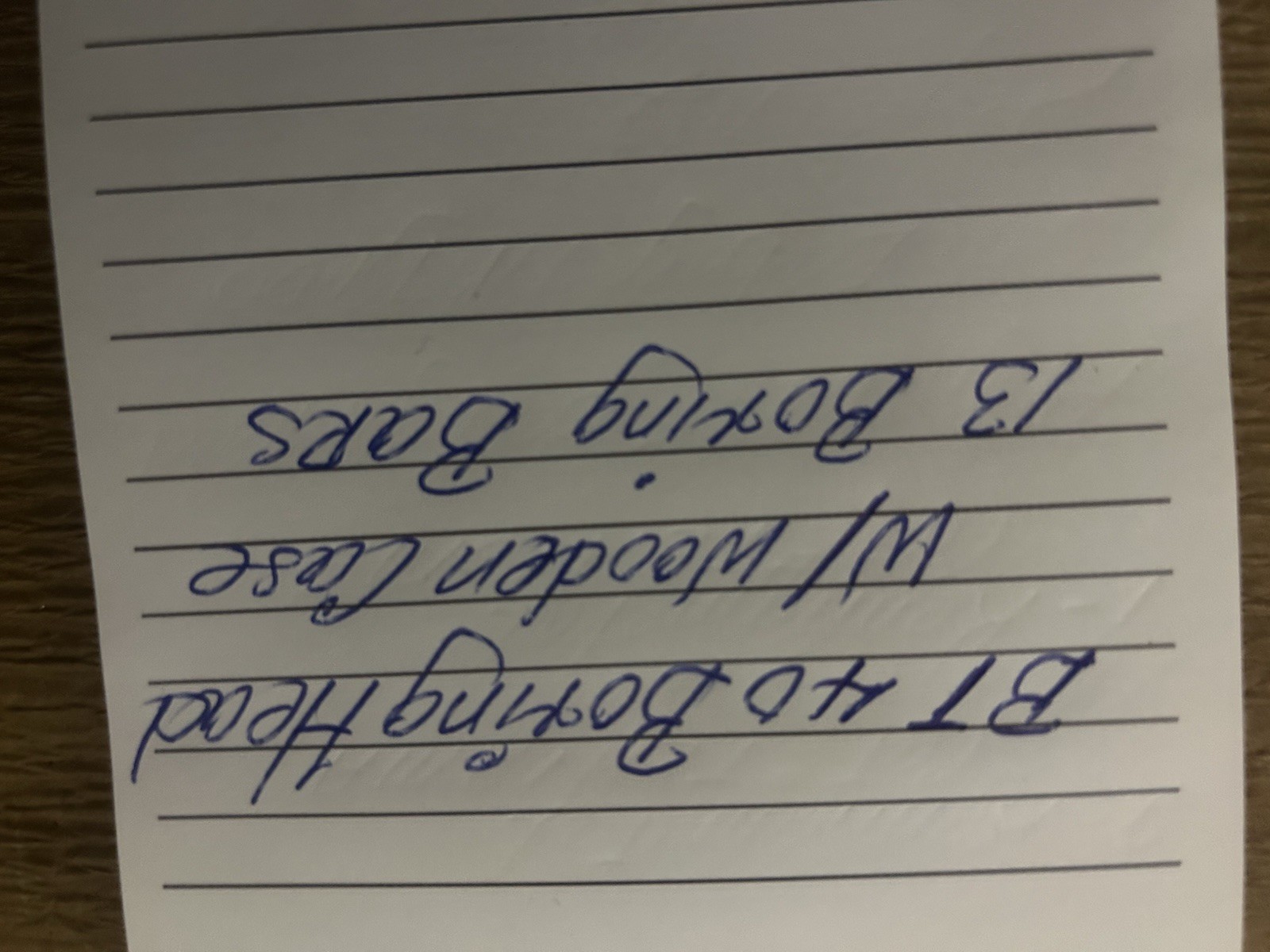 BT 40 Boring Head W/ Wooden Case & 13 Boring Bars