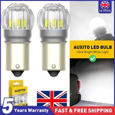2pcs Car 1156 BA15S 382 P21W COB SMD LED 2W Turn Tail Backup Reverse Light Bulb
