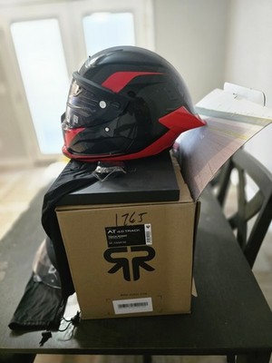 RuRoC ブラック/レッド ヘルメット 替えのシールド、収納袋付き Ruroc Track At4.0 | eBay