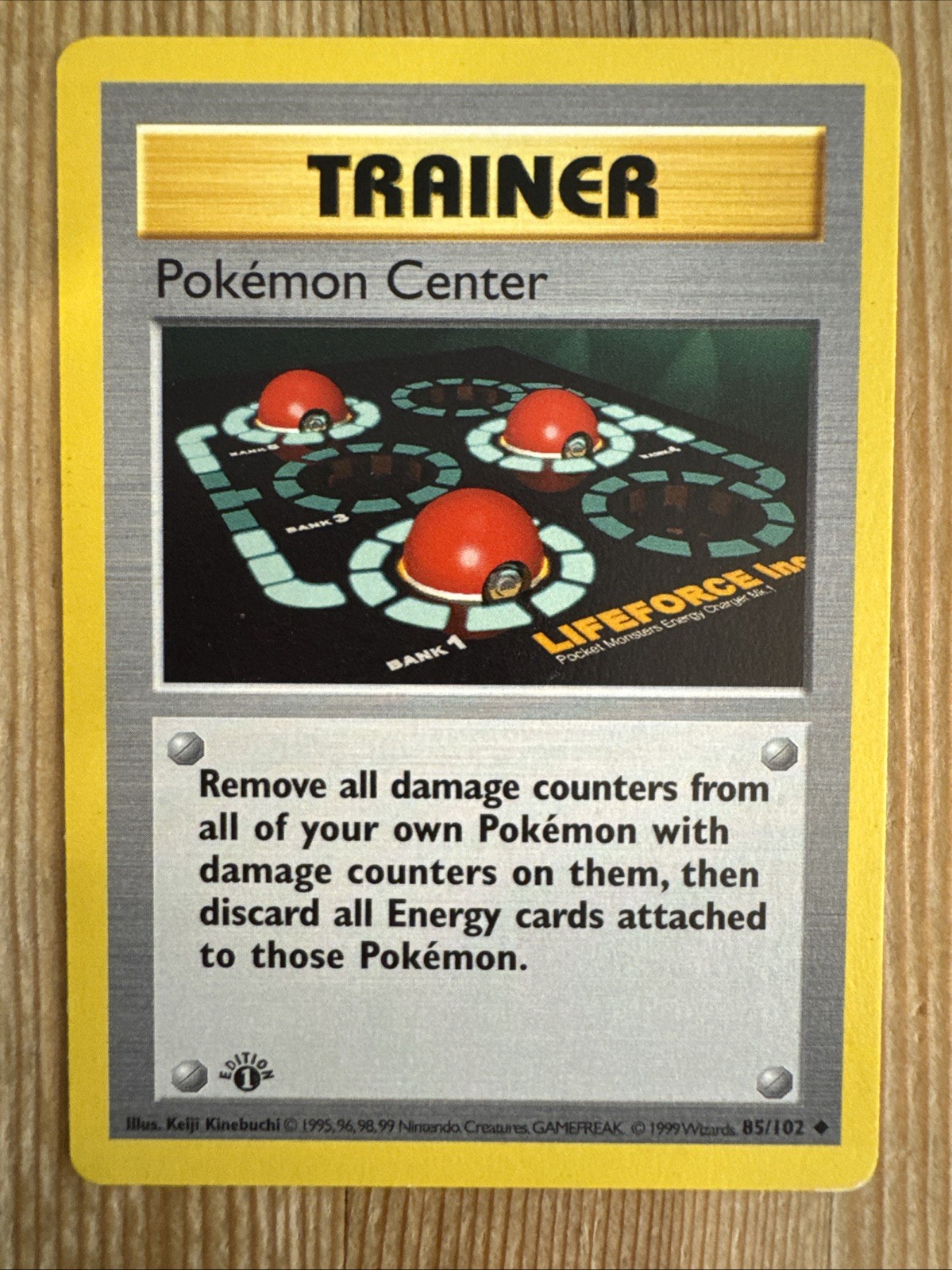 Pokemon Center 85/102 1st Edition Base Set Uncommon 1999 Pokemon MP