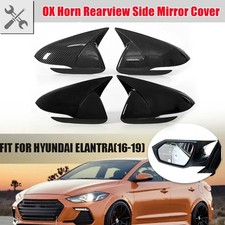 Side Mirror Cover Horn Style Wing Cap Trim for Hyundai Elantra Avante AD 16–20