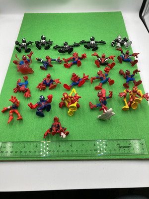 Marvel Super Hero Squad Spiderman Figures Lot of 21