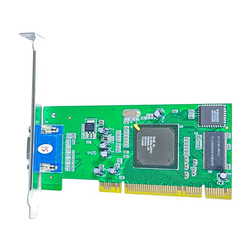 VGA Video Card ATI Rage XL 8MB PCI VGA Graphics Card Multi-Display