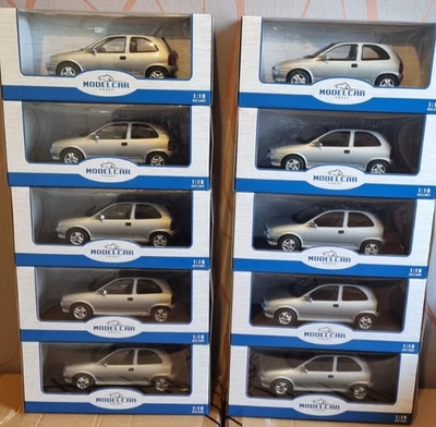 1/18 MCG Vauxhall Corsa GSi Silver RHD UK Exclusive MCG18846 Model Car Group - Image 1 of 4