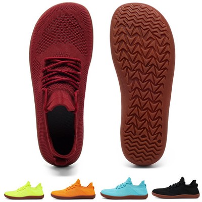 Wide Toe Barefoot Shoes Men Womens Mesh Walking Boots Outdoor Sneakers Zero Drop