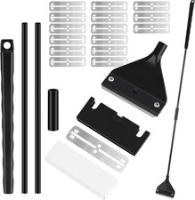 Aquarium Reinigungswerkzeug Set, Aquarium Scheibenreiniger mit 62 cm Stange Abne