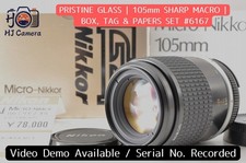 TOP MINT in BOX Nikon AI-S AIS Micro-Nikkor 105mm f/2.8 Macro Lens From Japan
