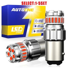 1157 2357 Red Led Parking Tail Brake Light Bulbs Super Bright Error Free 2-10x