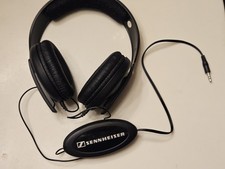 Sennheiser HD 202 Headphones 10 foot cable - Great Working Condition