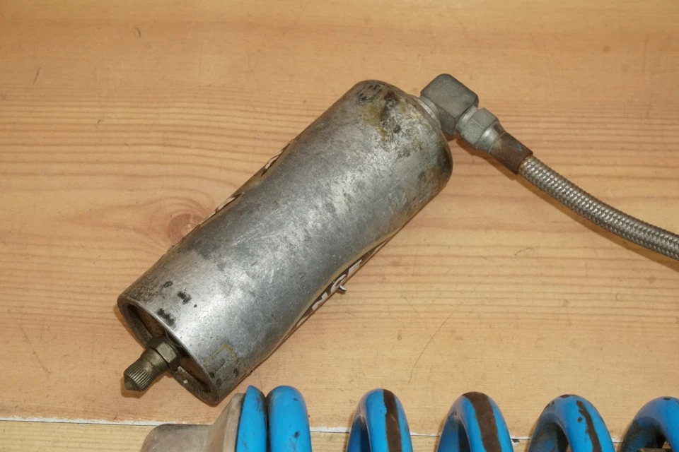 1986 Kawasaki KX250 KX 250 Aftermarket Works Rear Shock Absorber Tested Good - Image 4 of 4