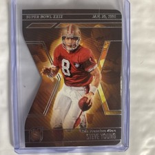 2025 Panini Silhouette Football #6 STEVE YOUNG Die Cut Super Bowl XXIX