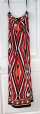 Saint Tropez West Women’s Maxi Strapless Vacation Beach Pool Party Dress  Size 4