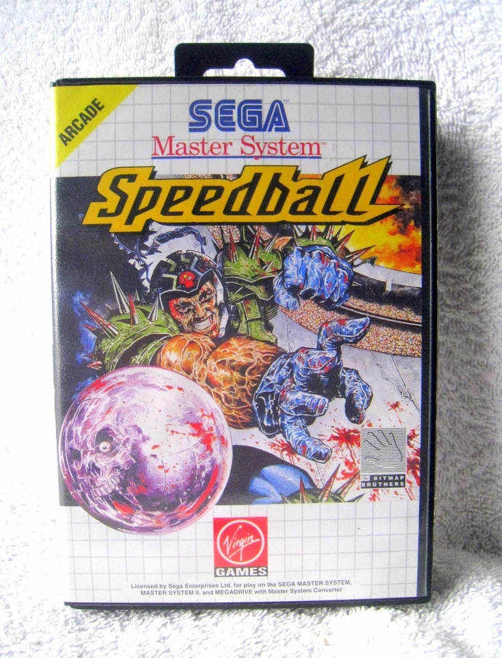 Sega Master System Video Game - Speedball (1992) PAL, Manual Included - Image 2 of 4