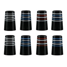 1 Dozen GolfWorks Designer Ferrules 10 Ring Design Fits .355/370 Choose Color