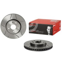 2X Brembo Bremsscheiben 276Mm Geschlitzt InnenbelÜFtet Vorne Passend FüR
