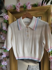 Sandro Loire Polo Wool & Cashmere Blend