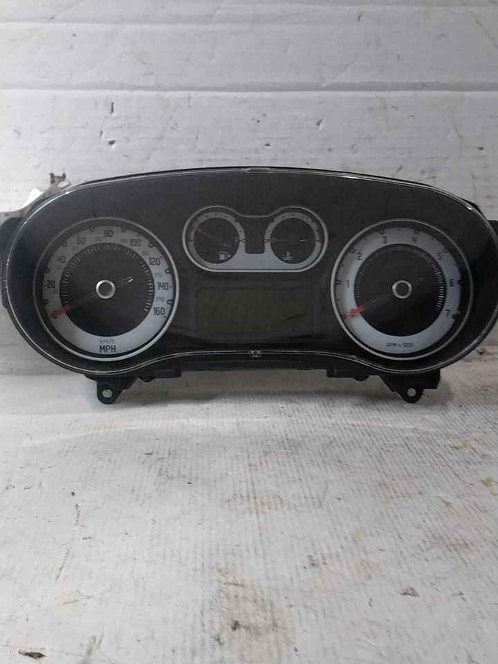 Used Speedometer Gauge fits: 2016 Fiat 500 4 Dr cluster w/information center Gra - Image 2 of 4
