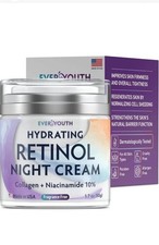 Hydrating Retinol Night Cream Face Moisturizer Collagen Niacinamide anti Wrinkle