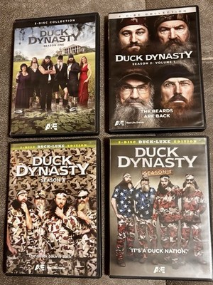 Duck Dynasty DVD Lot Seasons 1, 2 vol 1, 3, and 4! Duck-Luxe Edition A&E 