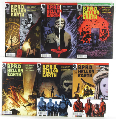 BPRD: HELL ON EARTH #120-123 125 128 * Dark Horse Comics Lot * 2014 121 122