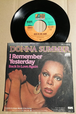 DONNA SUMMER - I REMEMBER YESTERDAY / BACK IN LOVE AGAIN - 7''-SINGLE 1977 (11)