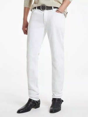 $468 Brand New John Varvatos Pickup White Jean 34