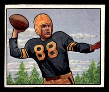 1950 Bowman Football #128 Jim Finks NM *e1