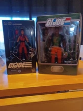 Super 7 G.I. Joe Ultimates Series  Roadblock Figure, And Gijoe Classified Jinx
